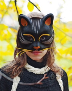 Black Cat Mask project from Martha Stewart